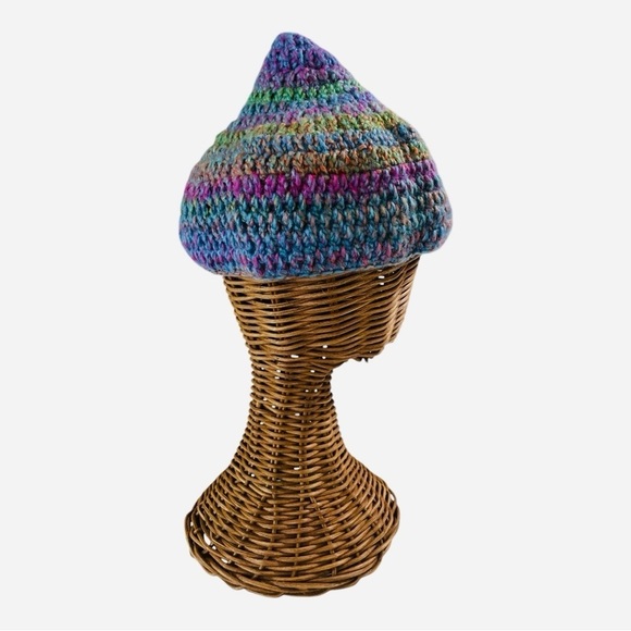 Vibrant Multicolor Knit Beanie - Picture 4 of 11